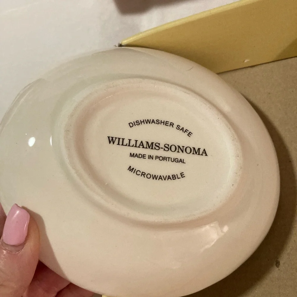 Williams-Sonoma Tuscan landscape, dipping bowls, set of four brand new! Gift!